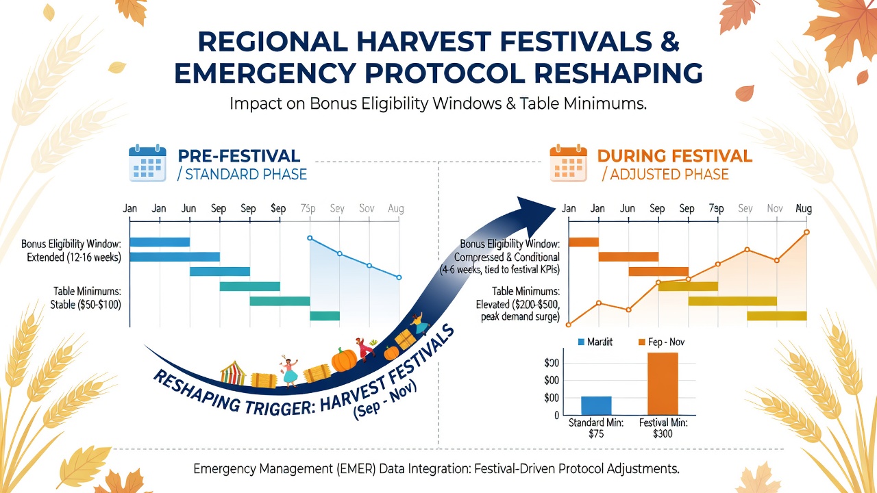 Mobile users benefit from adjusted table minimums during harvest festival promotions