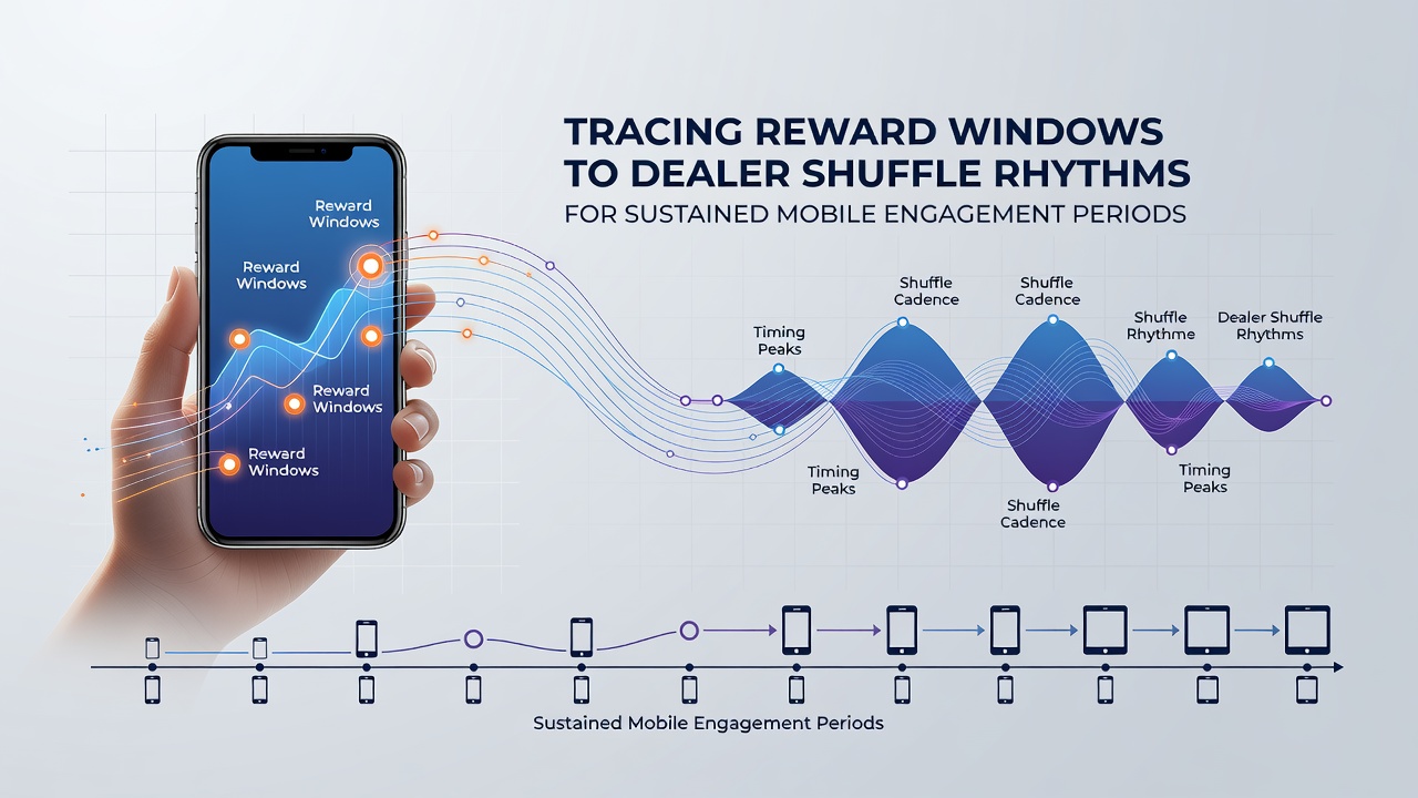 Mobile screen displaying live dealer blackjack table with visible shuffle sequence indicators and active bonus meter overlay